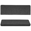 15 db lépcsőszőnyeg 65 x 21 x 4 cm antracit téglalap alakú széllel