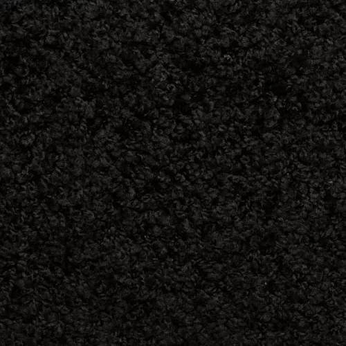15 db fekete, téglalap alakú szélű lépcsőszőnyeg 65 x 21 x 4 cm