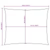 Sötétzöld téglalap alakú oxford-szövet napvitorla 2,5 x 3,5 m