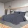 Antracitszürke mikroszálas ágyneműhuzat-garnitúra 135 x 200 cm