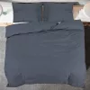 Antracitszürke mikroszálas ágyneműhuzat-garnitúra 200 x 200 cm