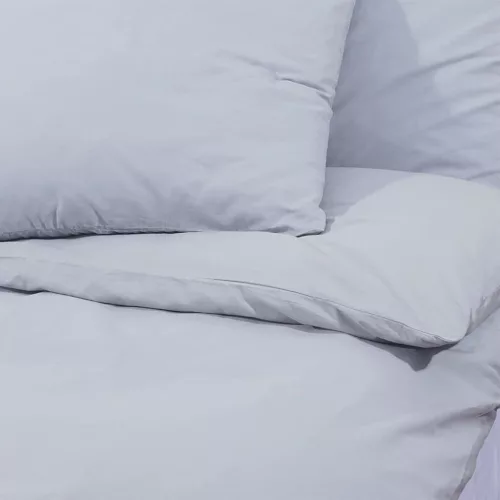 Szürke mikroszálas ágyneműhuzat-garnitúra 140 x 200 cm