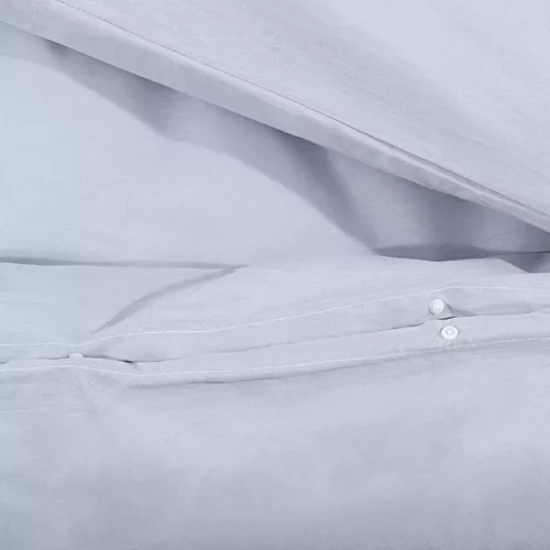 Szürke mikroszálas ágyneműhuzat-garnitúra 200 x 220 cm