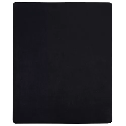 2 db fekete pamutdzsörzé gumis lepedő 180x200 cm