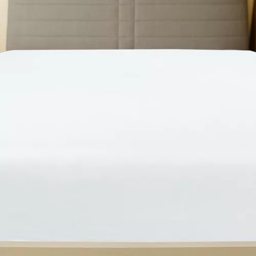 2 db fehér pamutdzsörzé gumis lepedő 90 x 200 cm