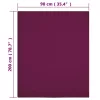 Bordó pamutdzsörzé gumis lepedő 90 x 200 cm