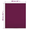 2 db bordó pamutdzsörzé gumis lepedő 160 x 200 cm