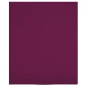 Bordó pamutdzsörzé gumis lepedő 180x200 cm