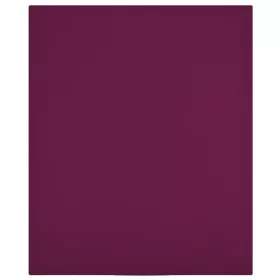 2 db bordó pamutdzsörzé gumis lepedő 180x200 cm