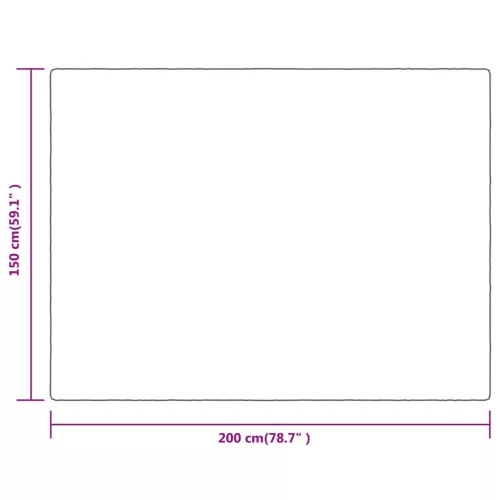 Sivatagi köd színű poliészter takaró 150x200 cm