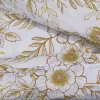 Fehér és barna ágyneműhuzat-garnitúra 225x220 cm pamut
