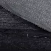 Sötétszürke pamut ágyneműhuzat-garnitúra 200 x 220 cm