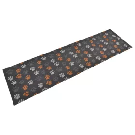 Mosható tappancsmintás bársony konyhaszőnyeg 45 x 150 cm
