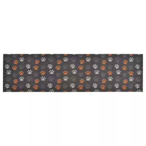 Mosható tappancsmintás bársony konyhaszőnyeg 45 x 150 cm