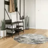Többszínű mosható csúszásgátló szőnyeg Ø 120 cm