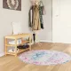 Többszínű mosható csúszásgátló szőnyeg Ø 120 cm