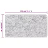 Fekete-fehér mosható csúszásgátló szőnyeg 80 x 150 cm