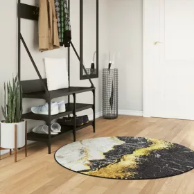 Többszínű mosható csúszásgátló szőnyeg Ø 120 cm