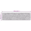 Fekete-arany mosható csúszásgátló szőnyeg 80 x 300 cm