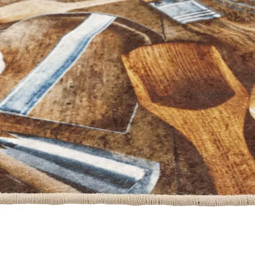 Többszínű mosható csúszásgátló konyhaszőnyeg 60 x 180 cm