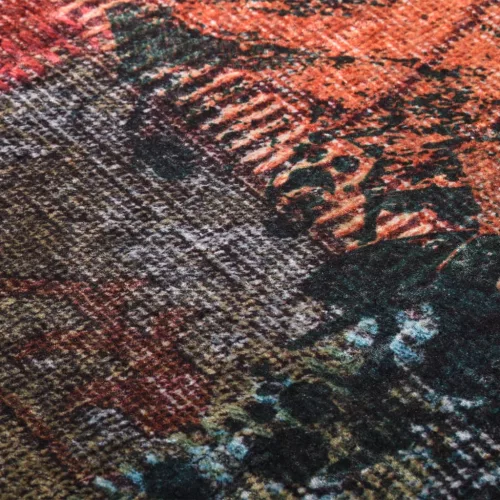 Többszínű mosható csúszásgátló szőnyeg 400 x 300 cm