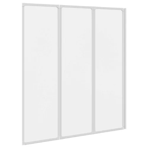 ZuhanyFal Kádparaván 141 x 132 cm 3 Panel Összehajtható