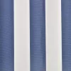 Kék/fehér vászon napellenző tető 6 x 3 m (a váz nem tartozék)