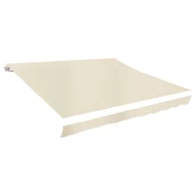   Krémszínű vászon napellenző ponyva 6 x 3 m (a váz nem tartozék)