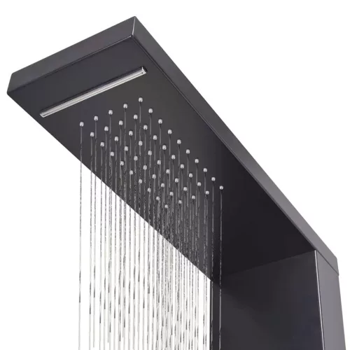 Alumínium zuhanypanel matt fekete
