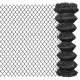 Szürke acél drótkerítés 25 x 1,25 m