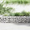 Horganyzott acél gabion kosár 300 x 30 x 50 cm