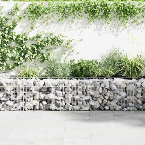 Horganyzott acél gabion kosár 300 x 30 x 50 cm