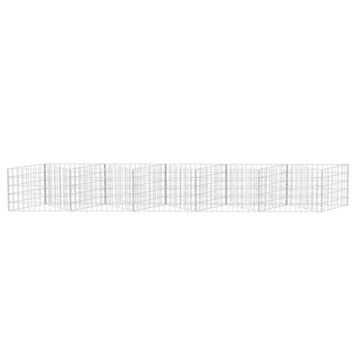 Horganyzott acél gabion kosár 300 x 30 x 50 cm