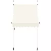 Kézzel feltekerhető napellenző krém, 150 cm