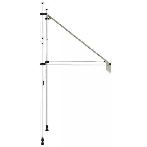 Kézzel feltekerhető napellenző krém, 150 cm