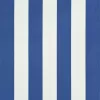 Feltekerhető kék és fehér napellenző 400 x 150 cm