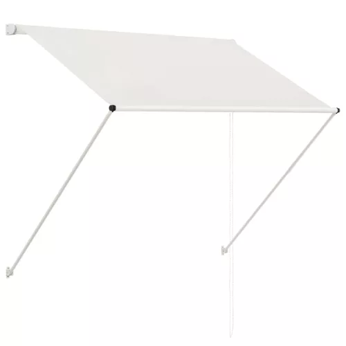 Feltekerhető krémszínű napellenző 150 x 150 cm