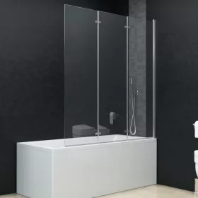   ESG zuhanykabin 3-paneles összecsukható ajtóval 130 x 138 cm