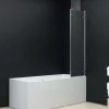 ESG zuhanykabin 3-paneles összecsukható ajtóval 130 x 138 cm
