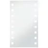LED-es fürdőszobai falitükör 60 x 100 cm