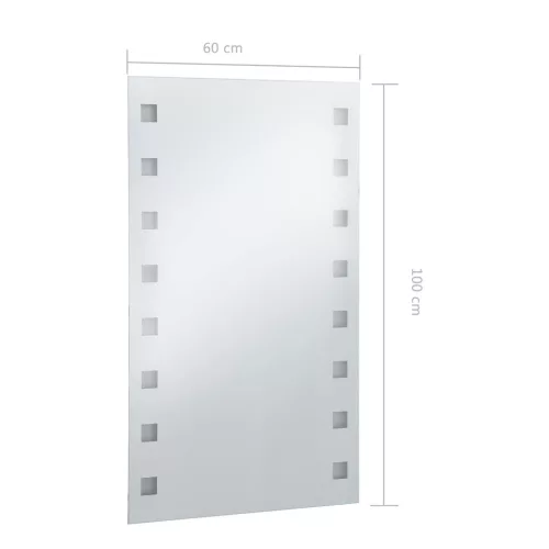 LED-es fürdőszobai falitükör 60 x 100 cm