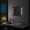 LED-es fürdőszobai falitükör 80 x 60 cm