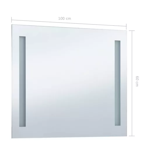 LED-es fürdőszobai falitükör 100 x 60 cm