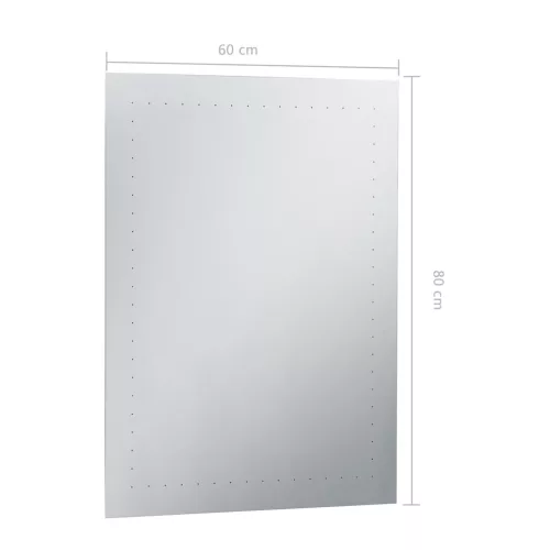 LED-es fürdőszobai falitükör 60 x 80 cm
