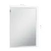 LED-es fürdőszobai falitükör 60 x 80 cm