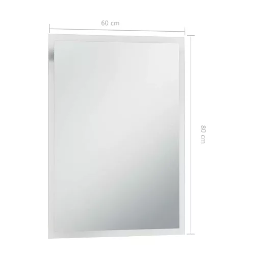 LED-es fürdőszobai falitükör 60 x 80 cm
