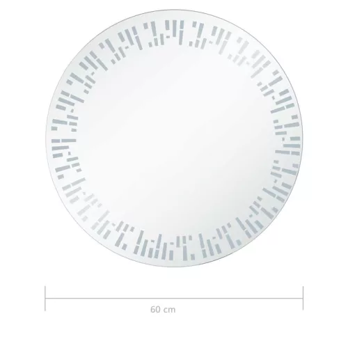 LED-es fürdőszobai tükör 60 cm