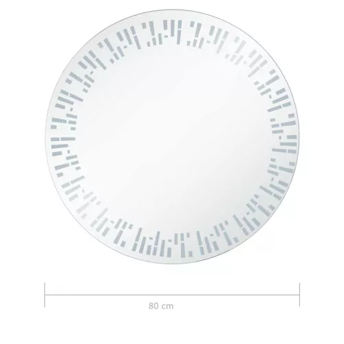 LED-es fürdőszobatükör 80 cm