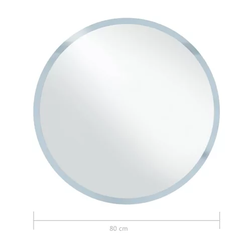 LED-es fürdőszobatükör 80 cm