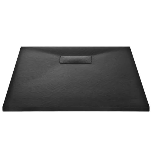 Fekete SMC zuhanytálca 90 x 70 cm